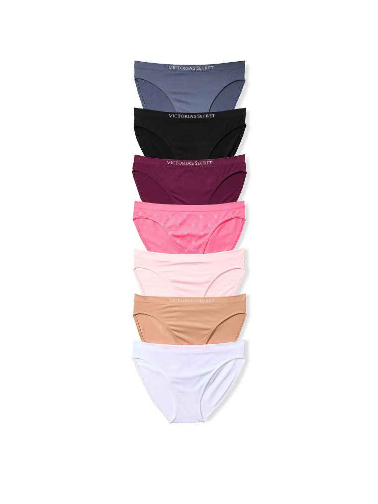 5-Pack Seamless Bows Bikini Panties
