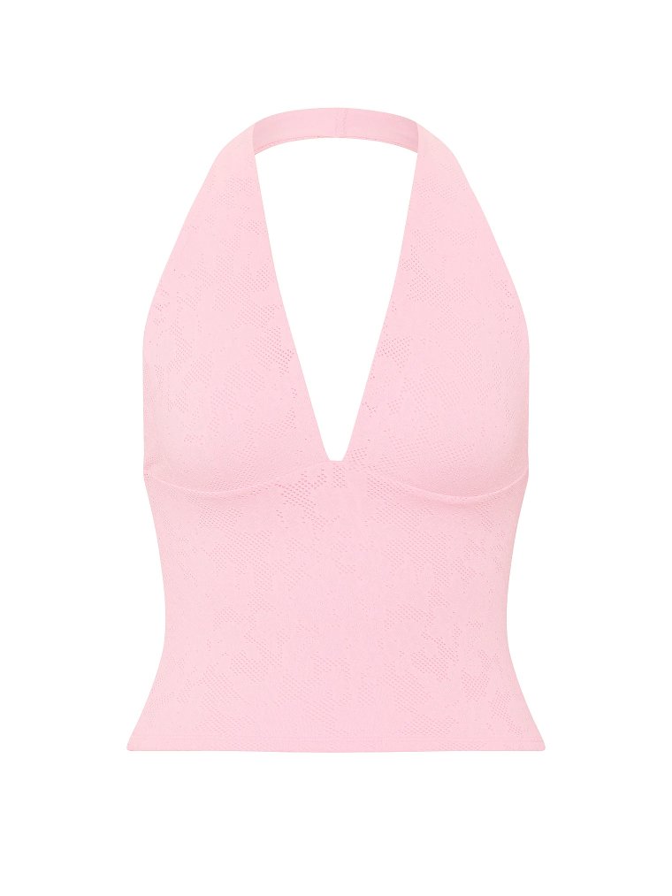 Базовый кружевный топ-бандо (Halter Top)