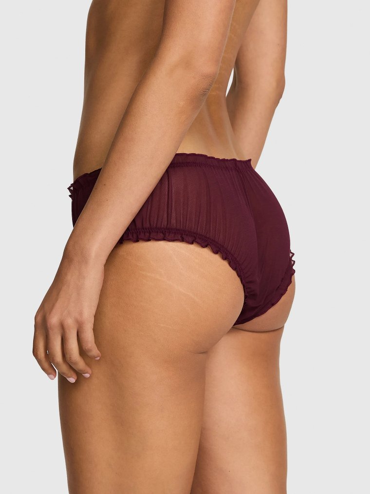 PINK Wink™ Трусики трусиковые (cheeky) со сборкой (Ruﬄe) в трусиках