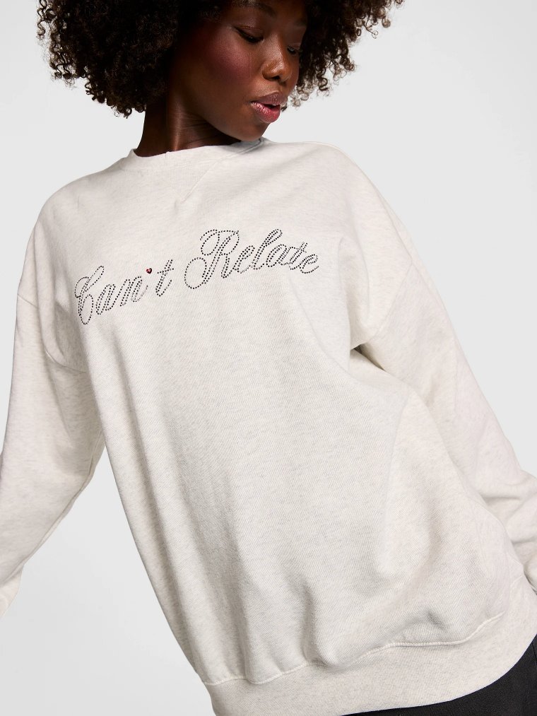 Свитшот (Sweatshirt) оверсайз с круглой горловиной из флиса Campus Fleece™