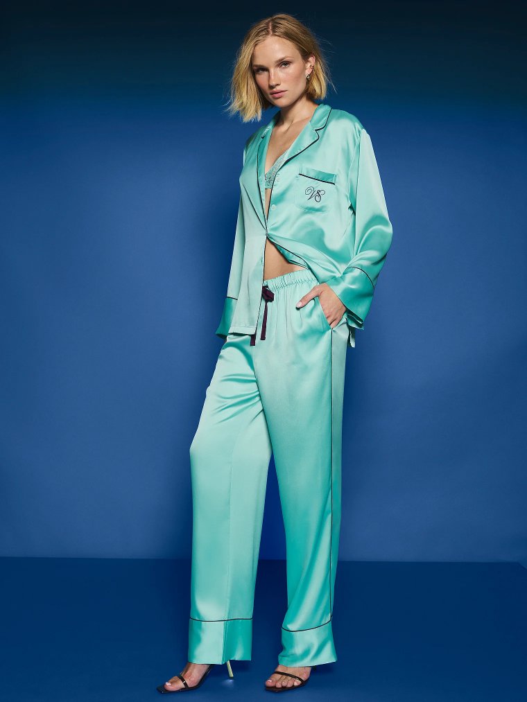 Комплект длинной пижамы Signature Satin