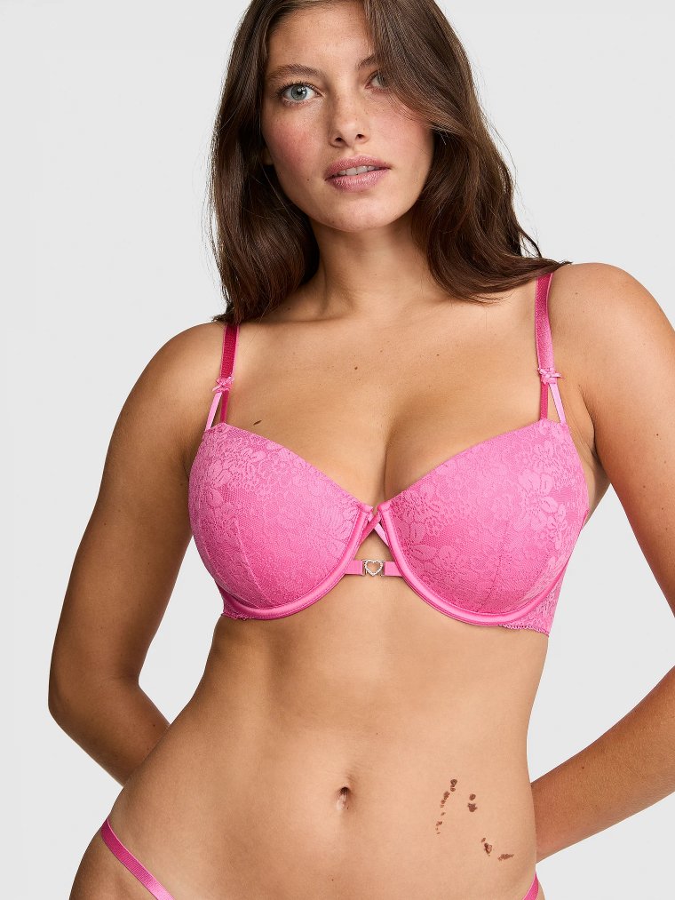 PINK Wink™ Бюстгальтер-балконет (Balconette Bra) с лёгкой подкладкой