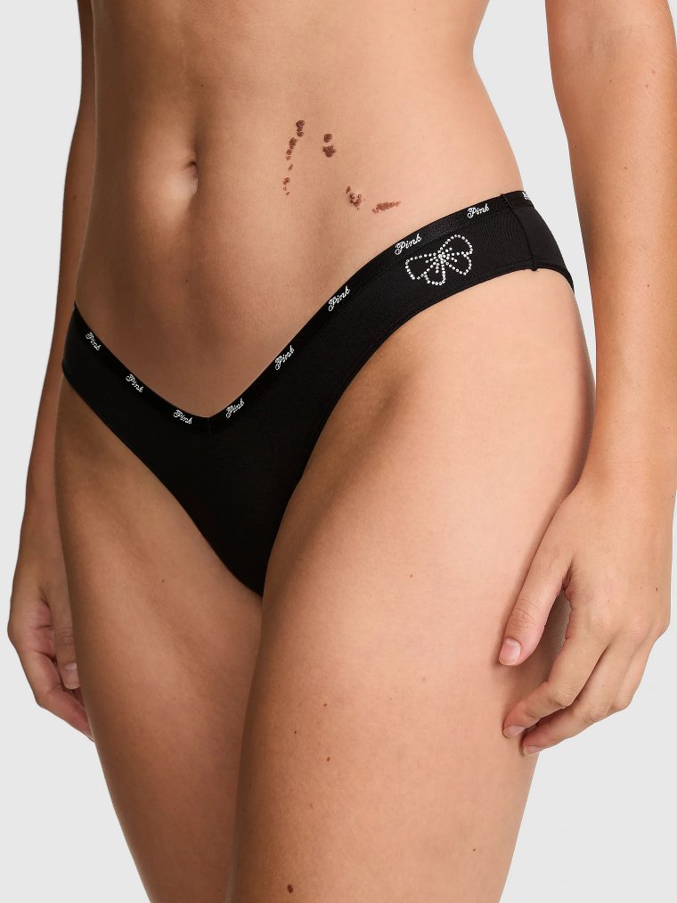 Логотип (Logo) Хлопковые (Cotton) Трусики-танга (Tanga Panty)