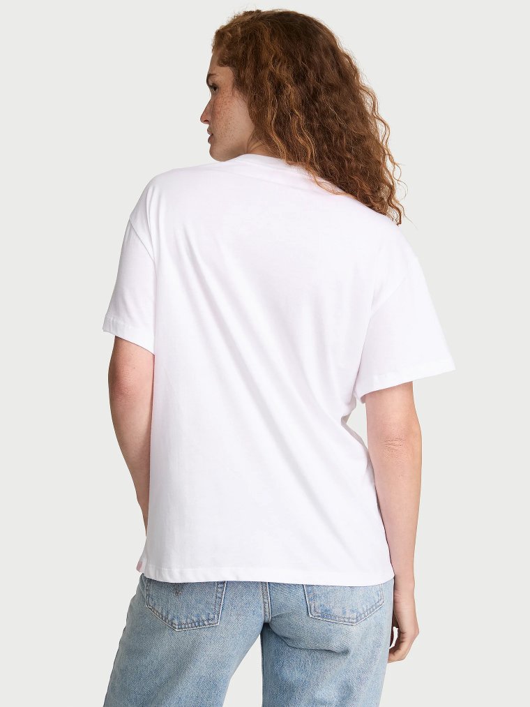 Футболка свободного кроя (oversized) из 100% хлопка