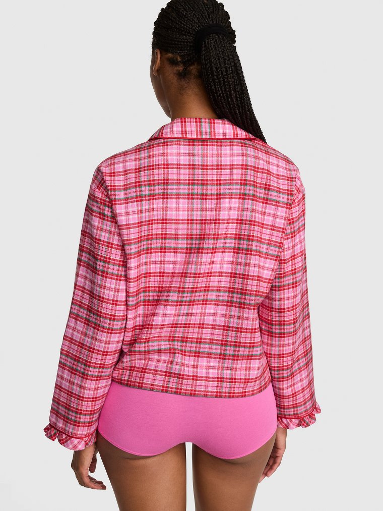 Ночная рубашка Favorite Flannel на пуговицах с оборками