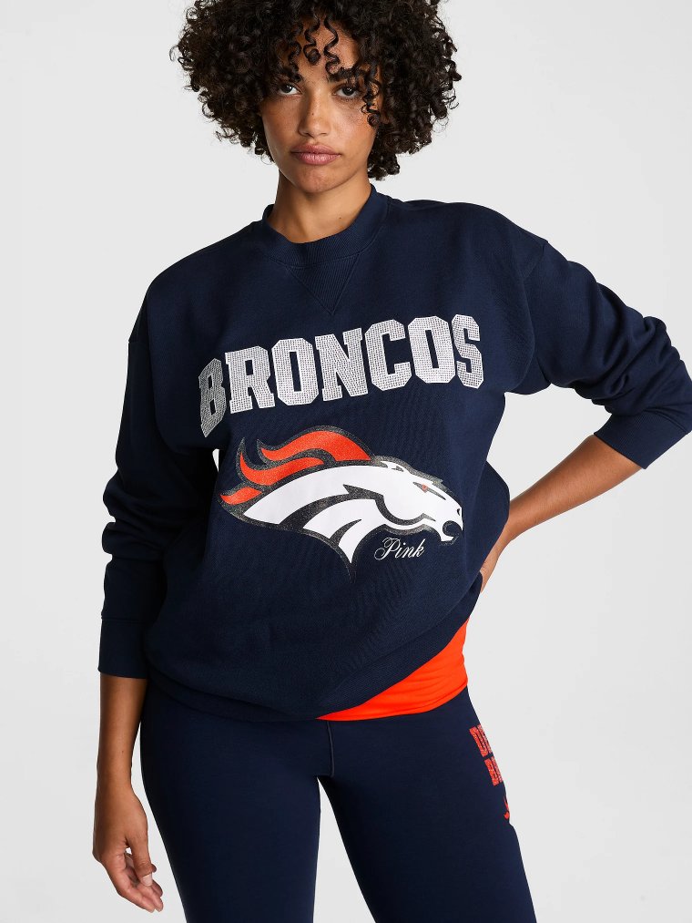 Campus Fleece™ Свитшот (Sweatshirt) с блёстками (Bling) и круглым воротом (Crew)