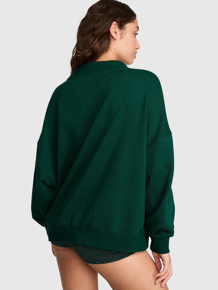 Campus Fleece™ Свитшот свободного кроя с воротом-стойкой