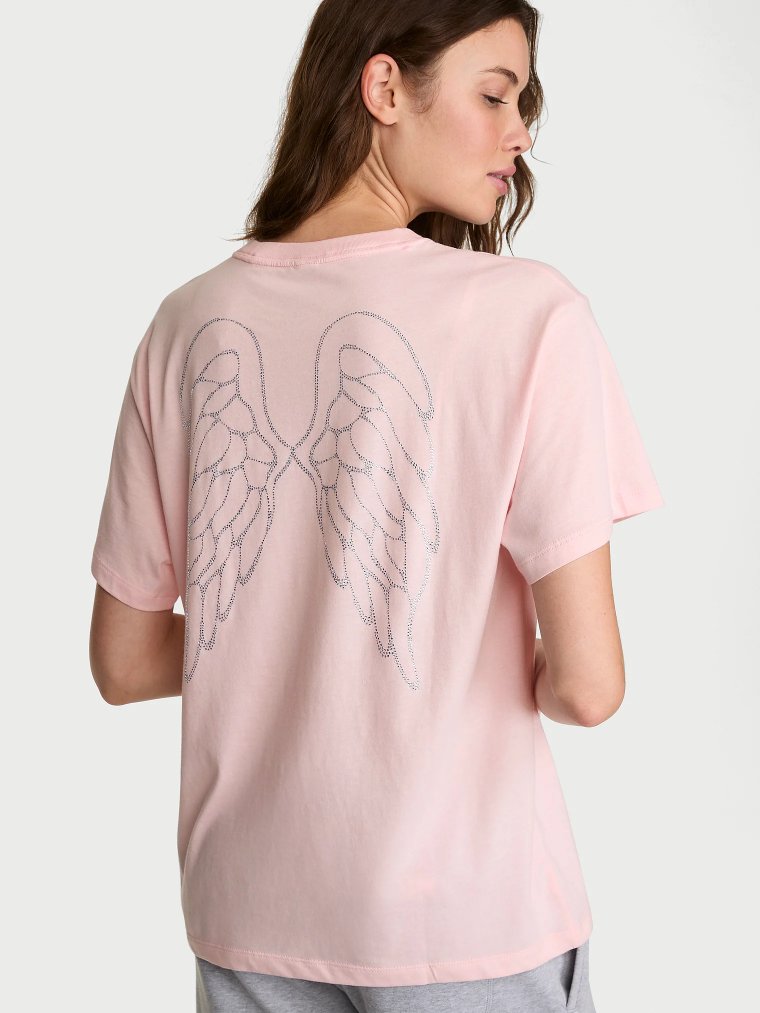 Футболка свободного кроя (oversized) из 100% хлопка