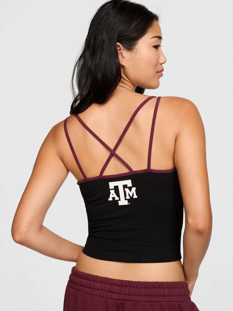 All-Day Cotton™ Bling Strappy Tank Top