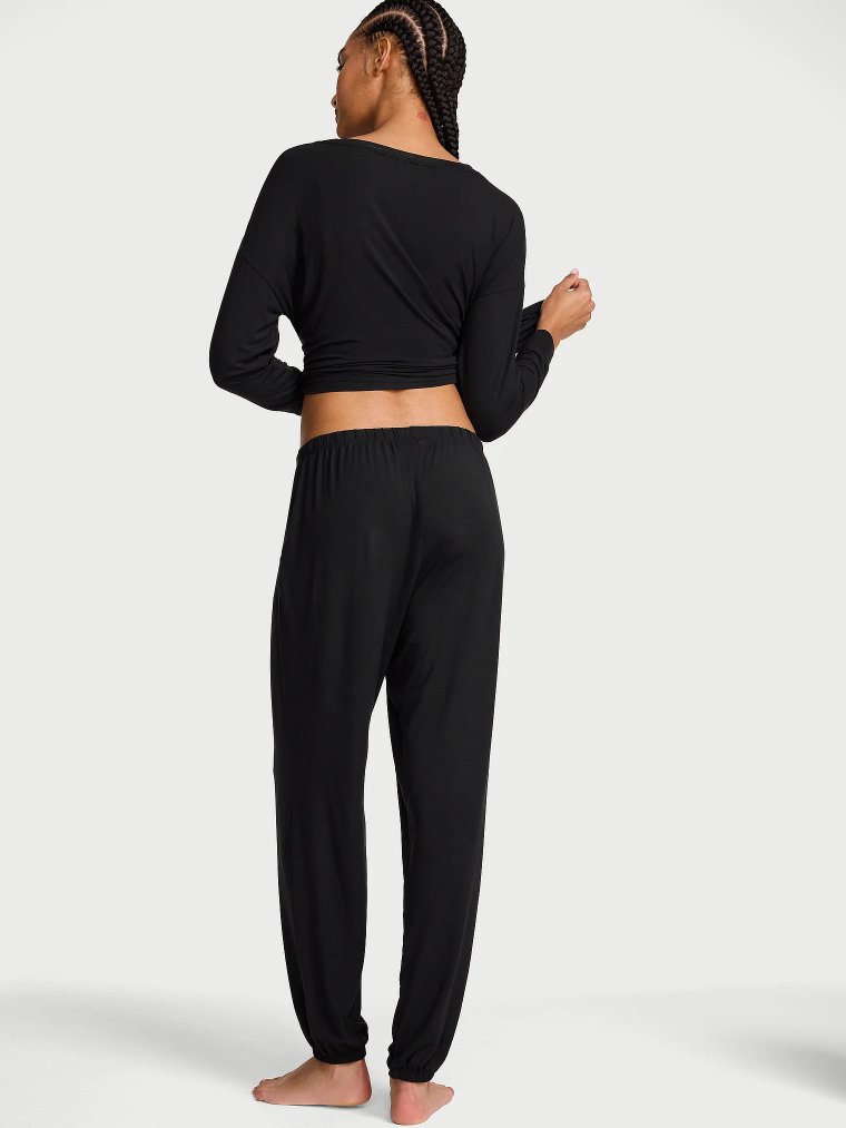 SoSoft Modal™ Пижамный Комплект с Джоггерами (Jogger, спортивные штаны) Длинная
