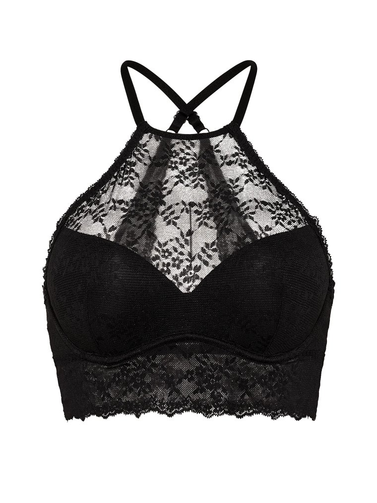 PINK Wink™ Мини-бюстгальтер (bralette) с эффектом пуш-ап (push-up) и высокой горловиной