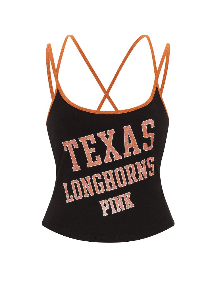 All-Day Cotton™ Bling Strappy Tank Top