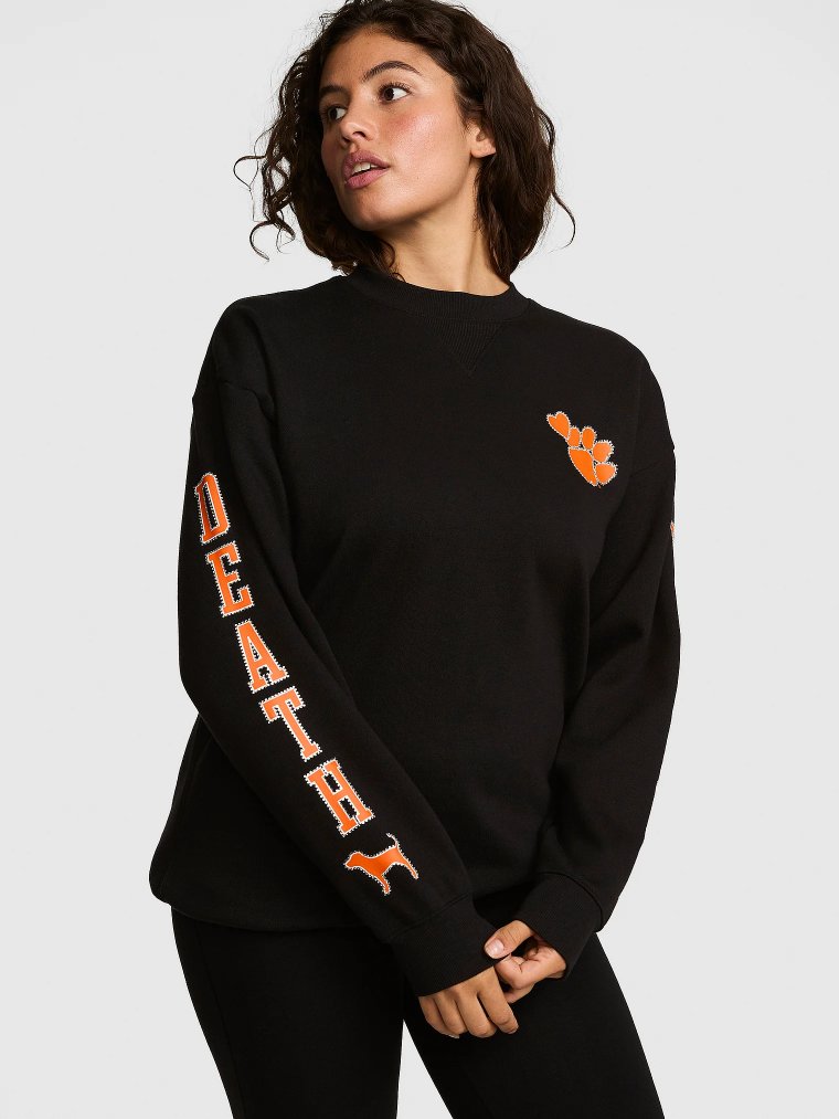 Campus Fleece™ Свитшот (sweatshirt) с блёстками (bling) и круглым воротником (crew)