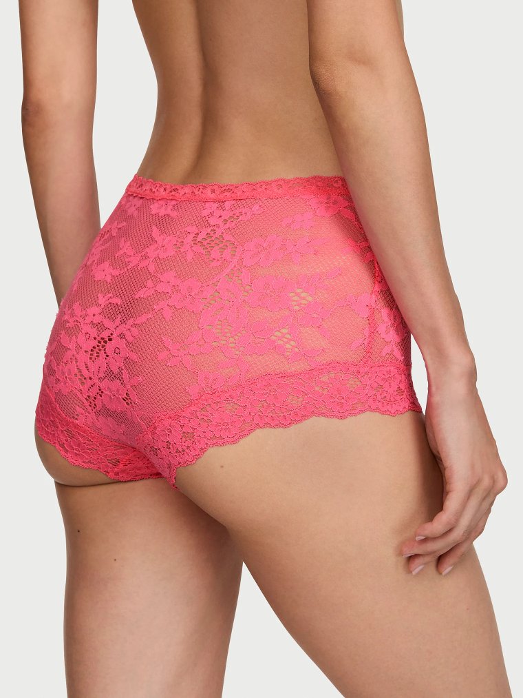 Кружевные (Lace) трусики-бойшорты (Boyshort Panty)