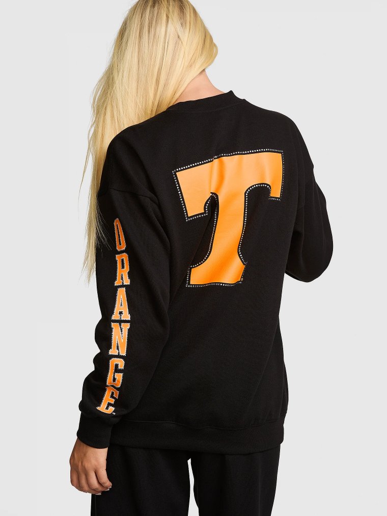 Campus Fleece™ Свитшот (sweatshirt) с блёстками (bling) и круглым воротником (crew)