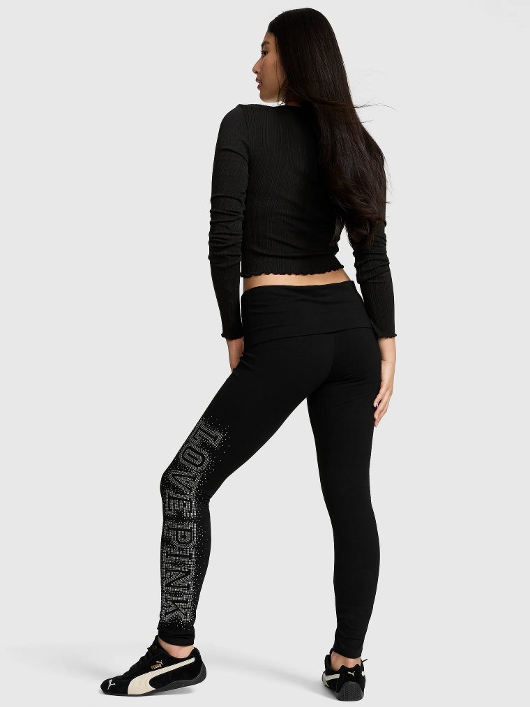 All-Day Cotton™ Леггинсы с отворотным поясом