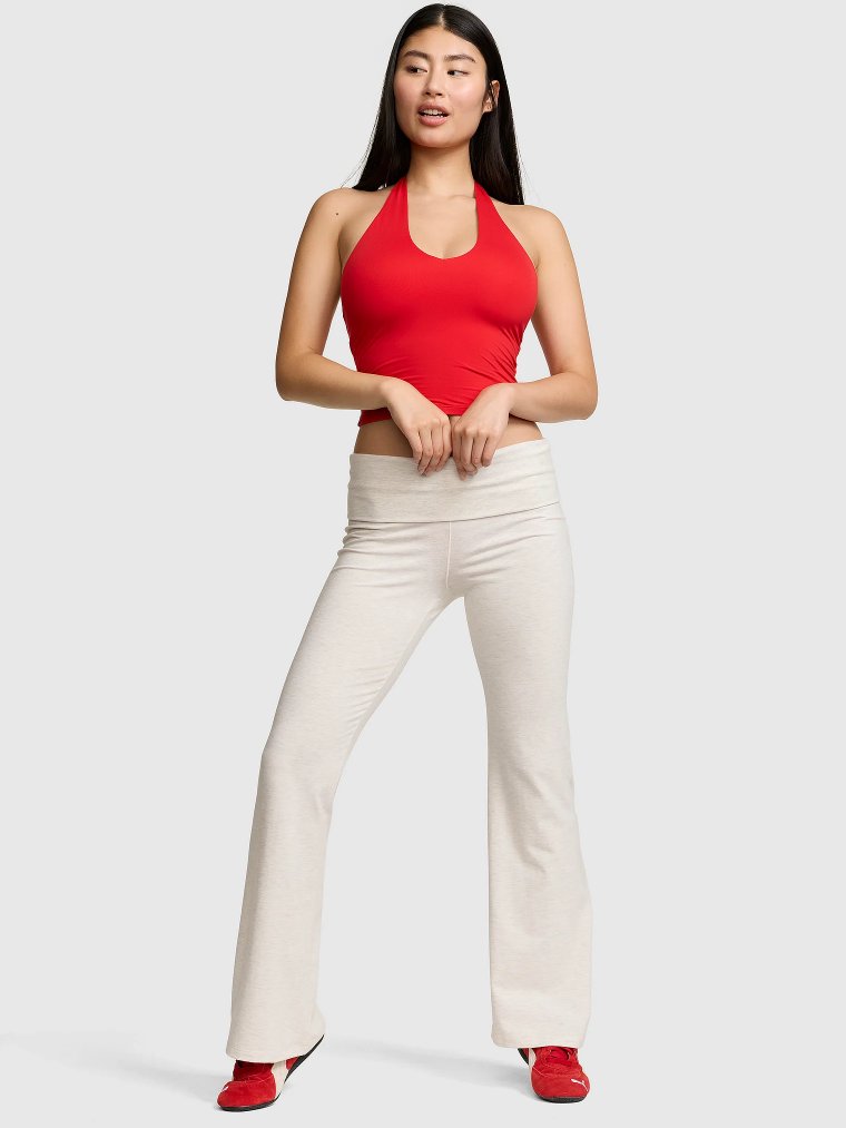 All-Day Cotton™ — лосины-клёш с отгибным поясом