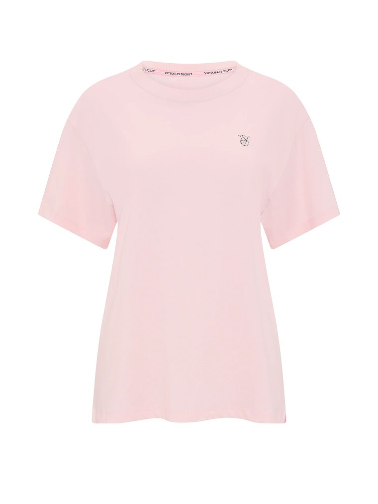 Футболка свободного кроя (oversized) из 100% хлопка