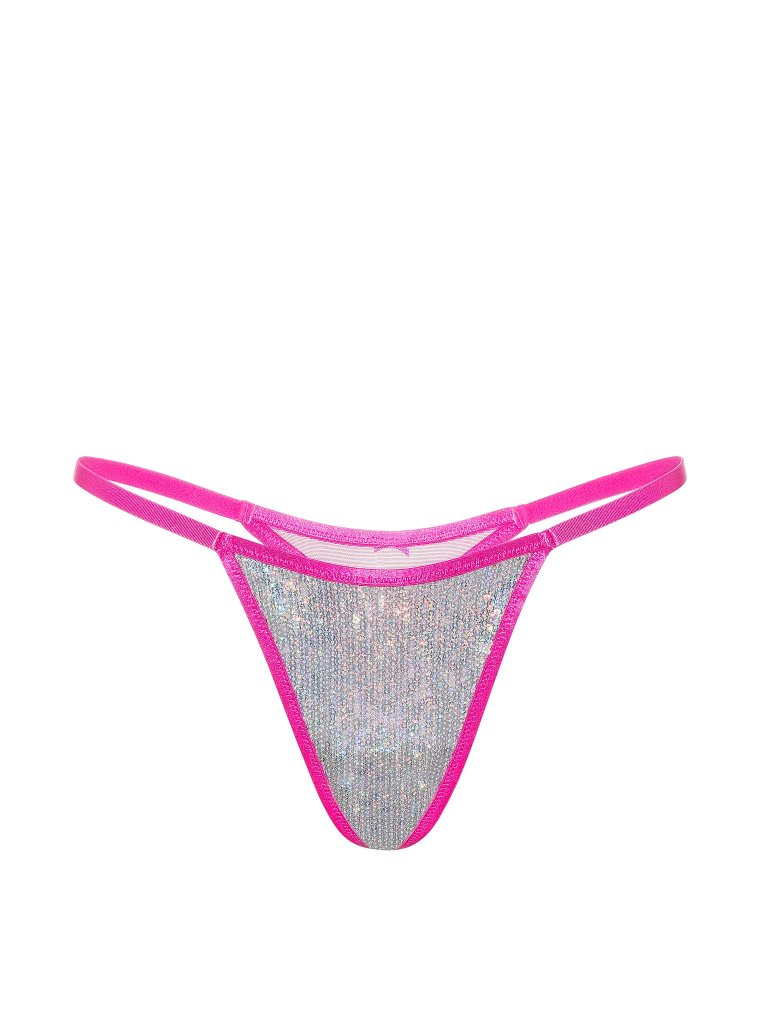 PINK Wink™ Ultra Low-Rise High-Leg Thong Panty
