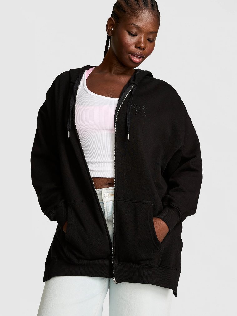 Толстовка с капюшоном на молнии из флиса (Campus Fleece™)