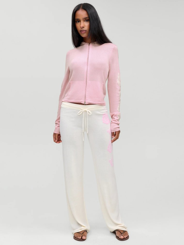 Calvin Knit Zip Up Hoodie