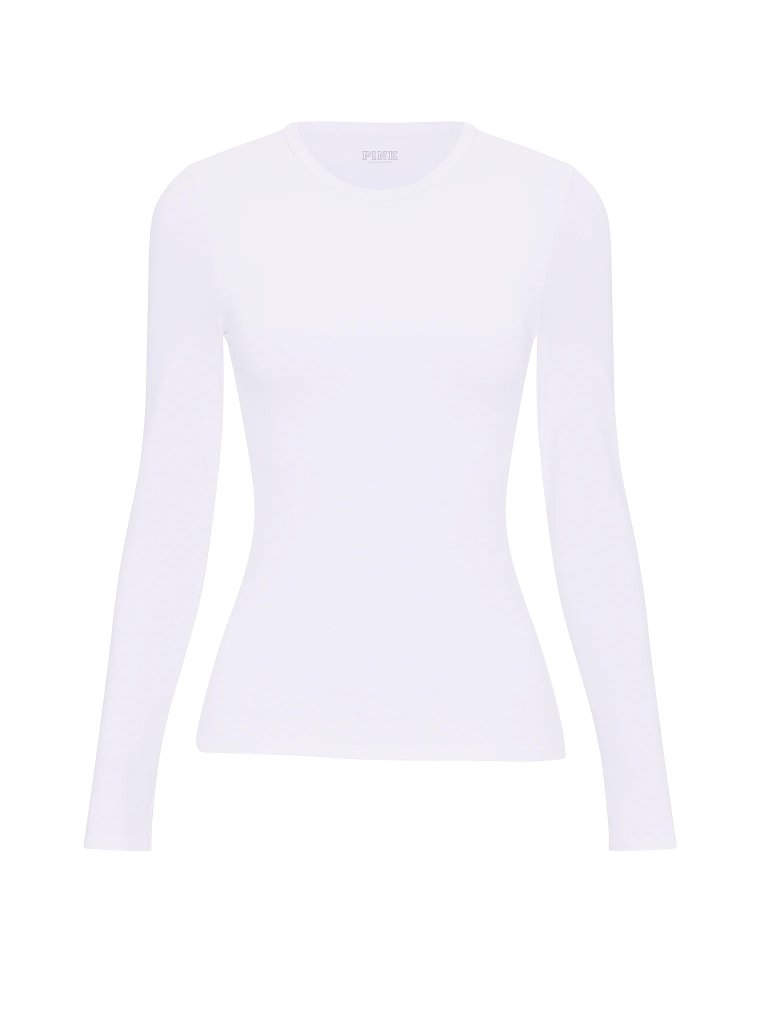 PINK Base Stretch™ Футболка с длинным рукавом (Long-Sleeve Tee)