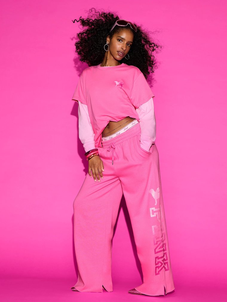 Спортивные штаны Campus Fleece™ широкого кроя с разрезами на подоле