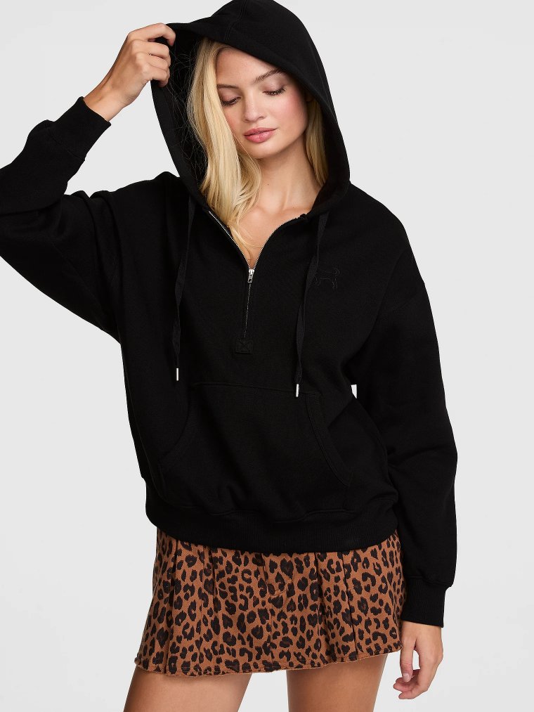 Толстовка с капюшоном и молнией до половины (Campus Fleece™)