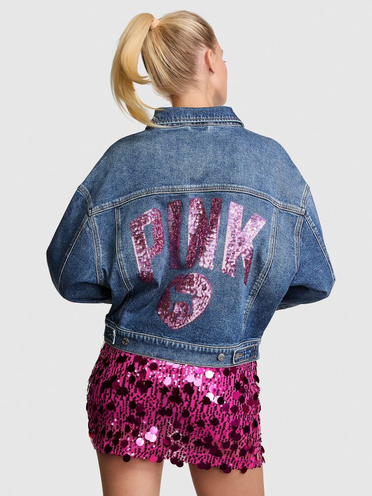 Denim by PINK Boyfriend Trucker Jacket