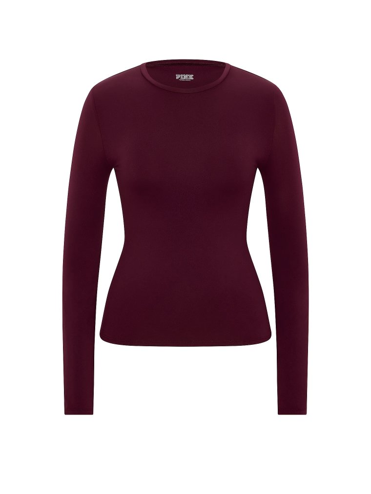 PINK Base Stretch™ Футболка с длинным рукавом (Long-Sleeve Tee)