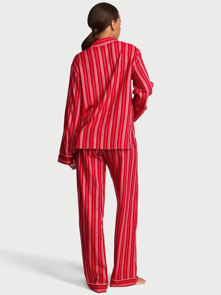 Пижама из фланели (Flannel), длинная, комплект