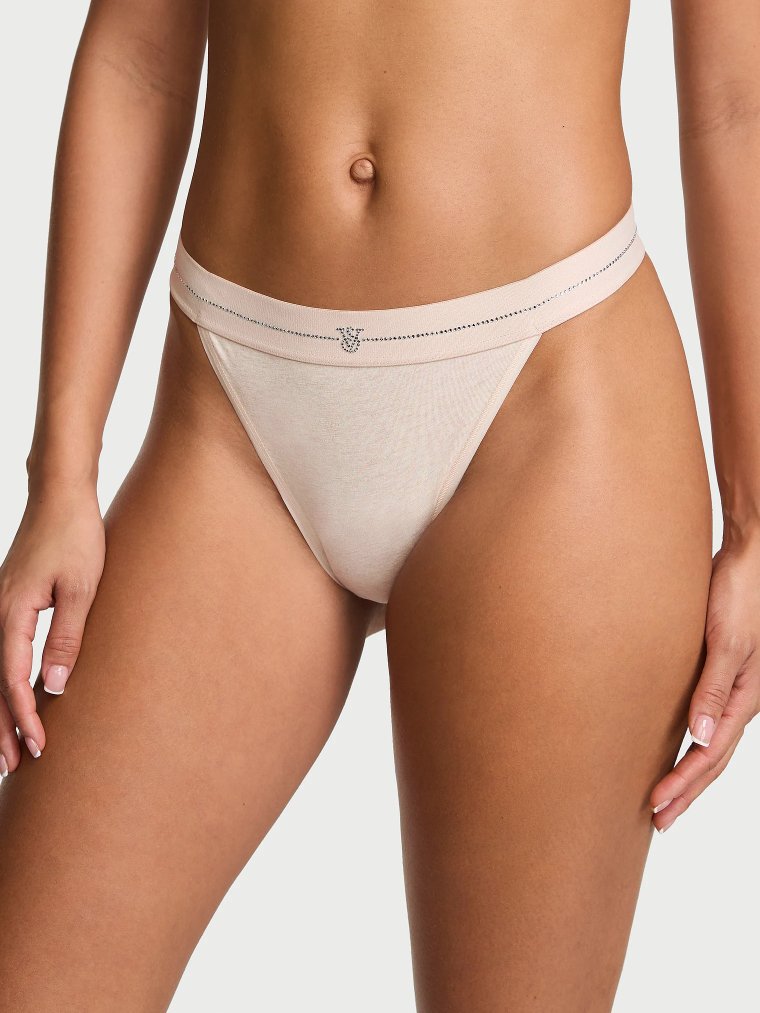 Бикини-трусы (Shine Logo Cotton 90s Bikini Panty)
