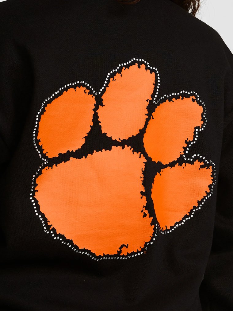 Campus Fleece™ Свитшот (sweatshirt) с блёстками (bling) и круглым воротником (crew)