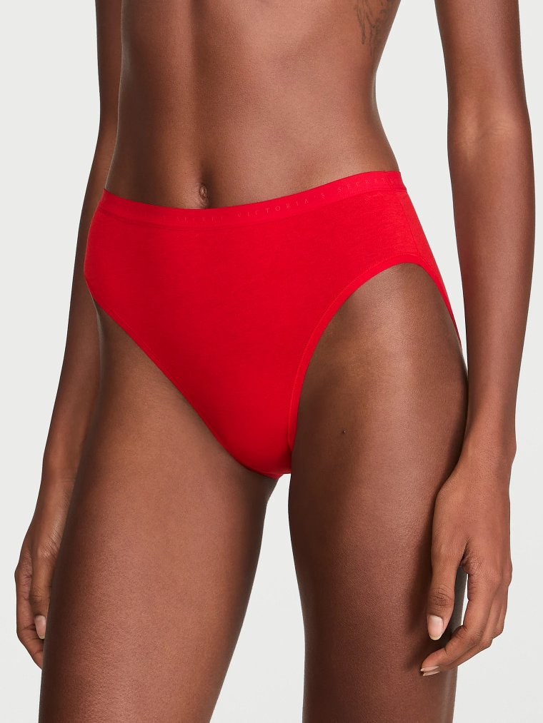 Трусики (Brief Panty) из хлопкового стрейча (Stretch Cotton) с высокой линией бедра (High-Leg)
