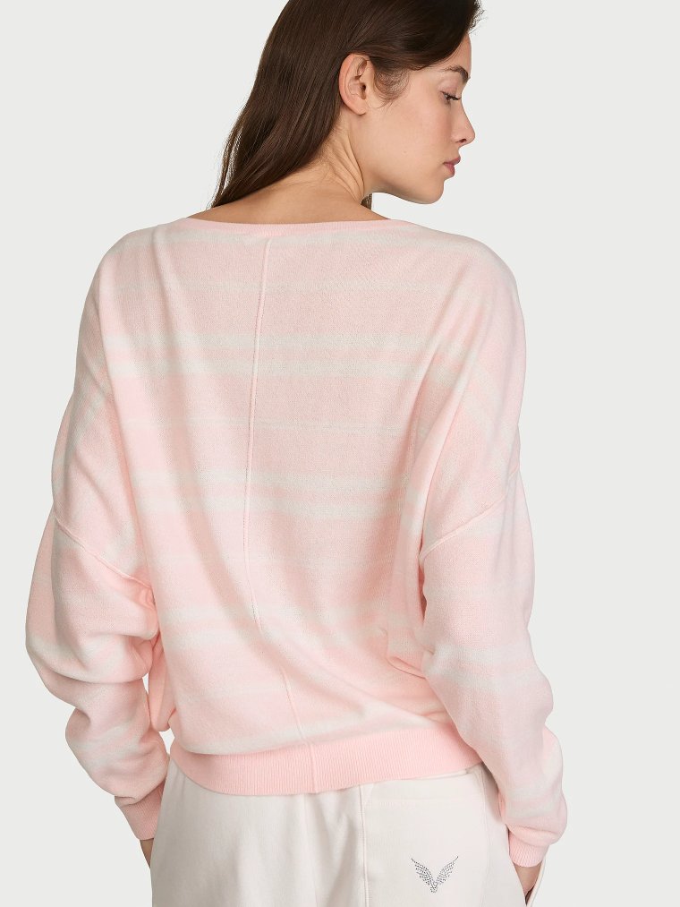 Роскошный трикотажный свитер с вырезом-лодочкой (Luxe Knit Boatneck Sweater)