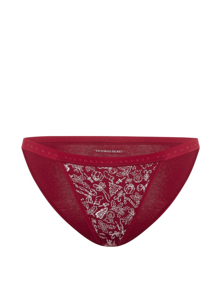 Стрейчевое хлопковое трусики-стринги бикини (Stretch Cotton String Bikini Panty)