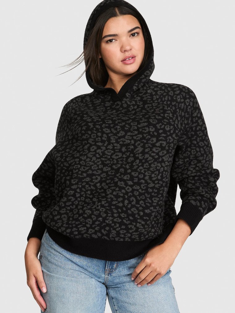 Худи (Hoodie) из трикотажа свободного кроя (Oversized)