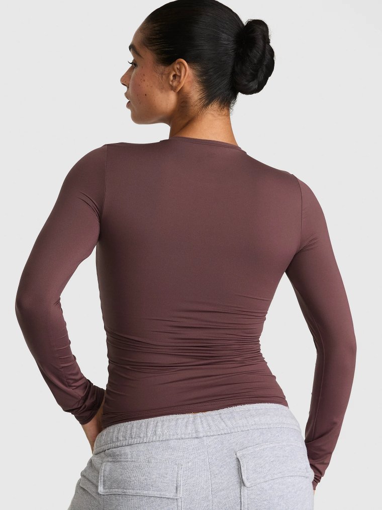 PINK Base Stretch™ Футболка с длинным рукавом (Long-Sleeve Tee)