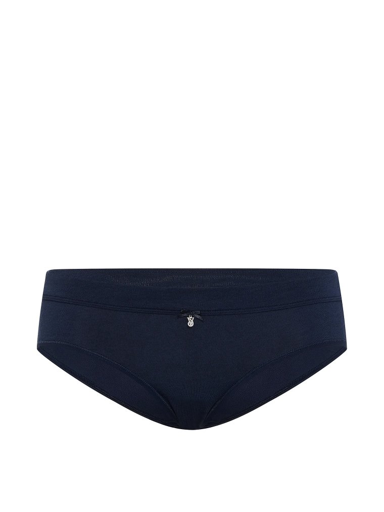Logo Cotton Bow Charm Hiphugger Panty