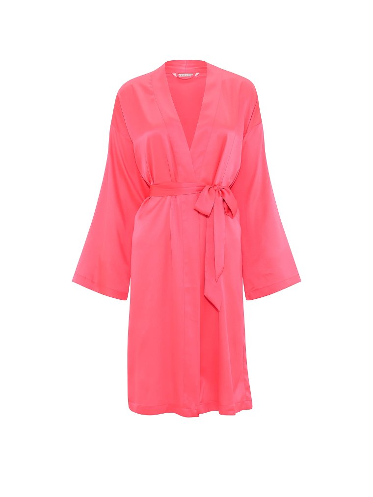 Фирменный (Signature) сатиновый миди-халат (Robe)