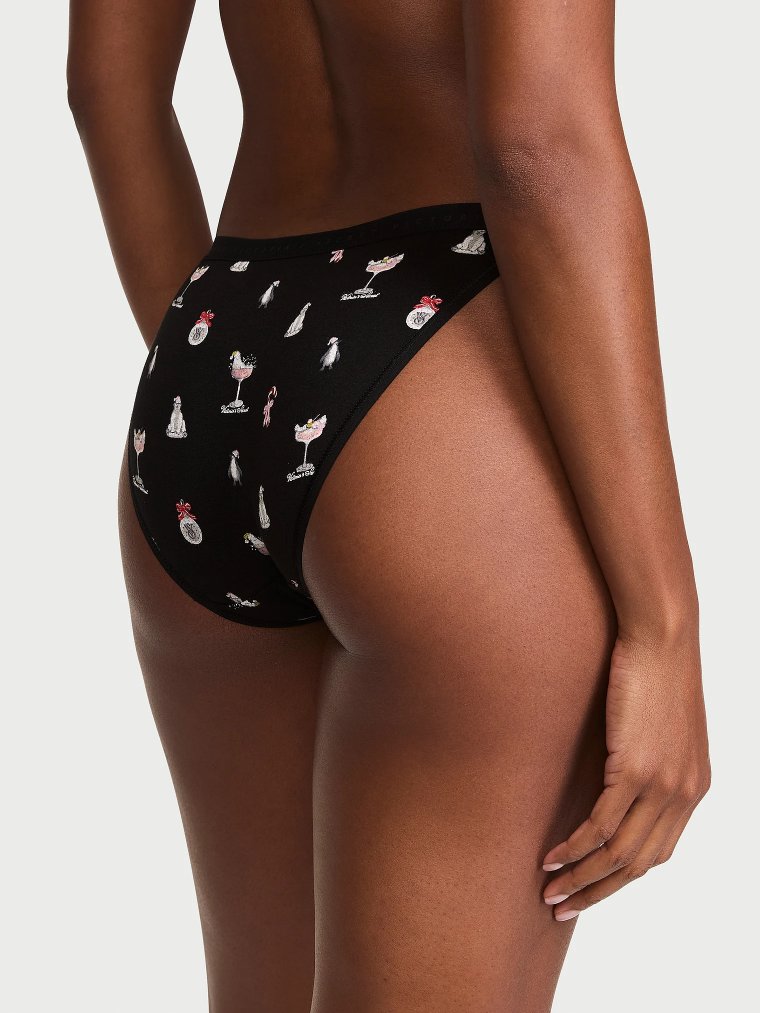Стрейчевое хлопковое трусики-стринги бикини (Stretch Cotton String Bikini Panty)