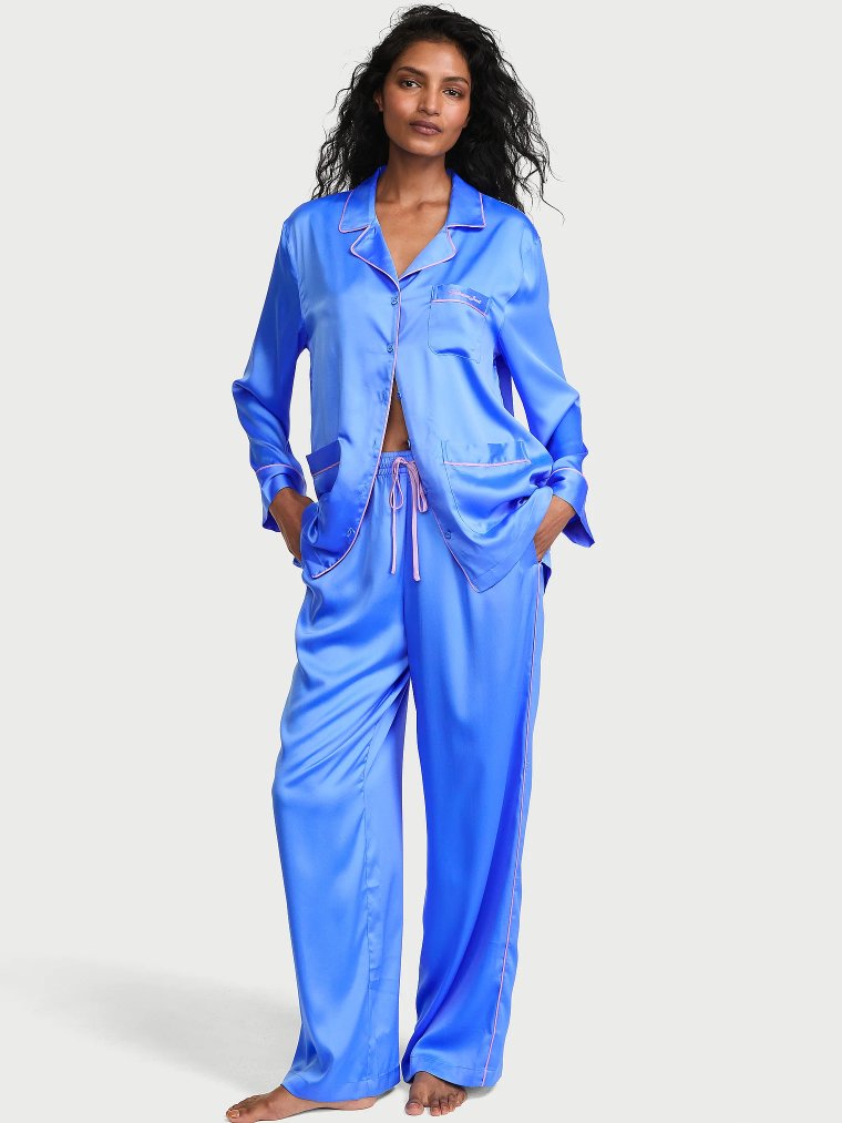 Signature Satin Luxe — комплект длинной пижамы