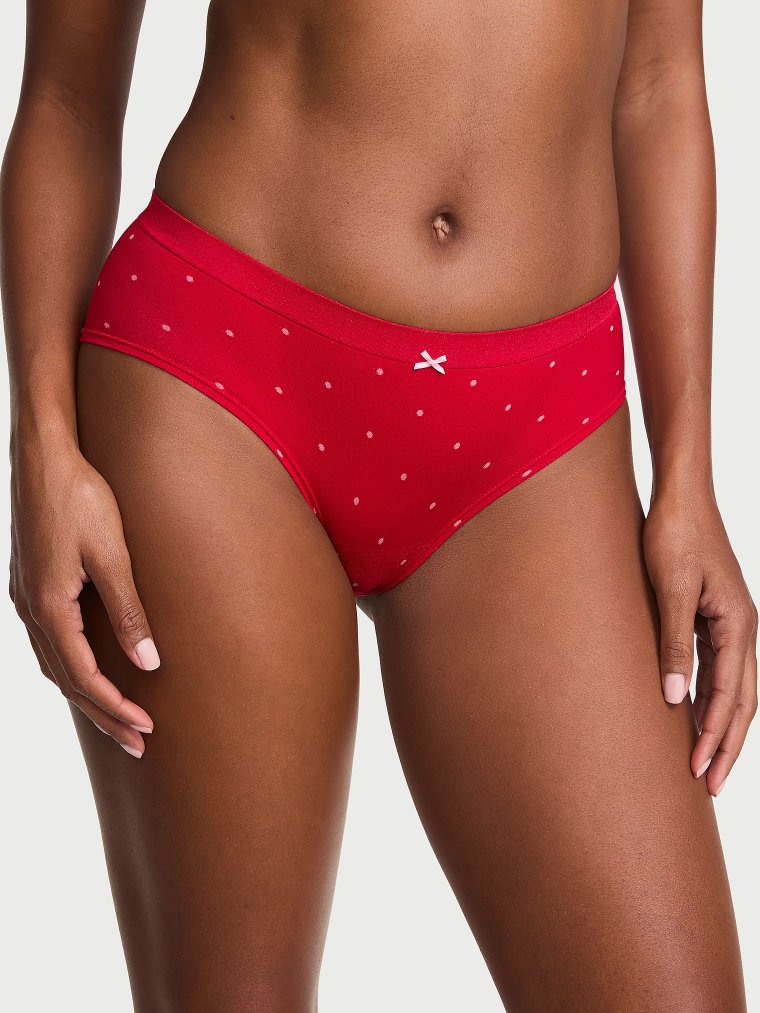 Seamless Polka Dot Hiphugger Panty
