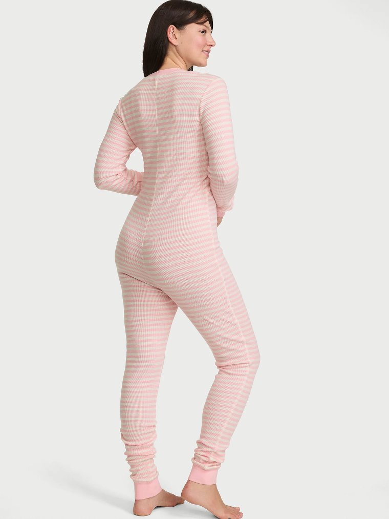 Комбинезон (Onesie) с вафельной вязкой (Waffle Knit), длинный