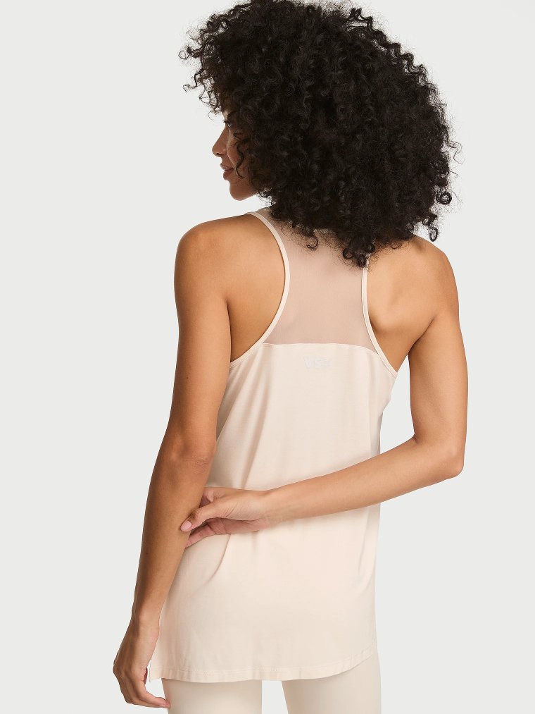 VSX Майка из струящегося трикотажа (Drapey Knit) с боковым разрезом