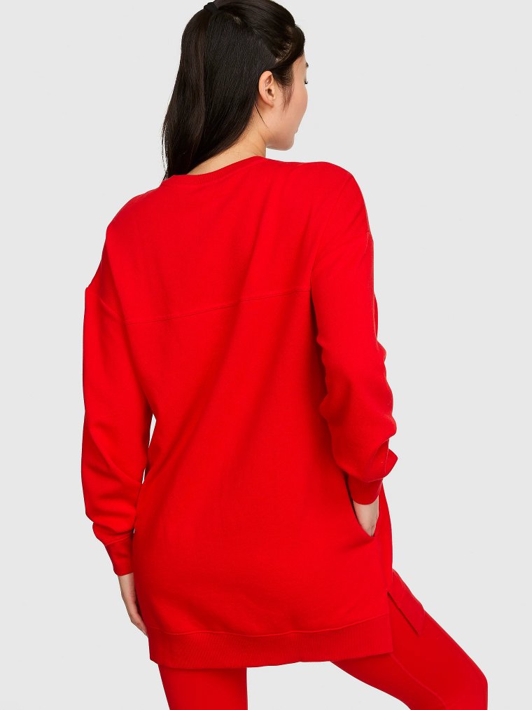 Campus Fleece™ Кофта с круглым вырезом увеличенной длины