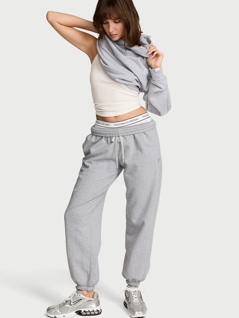 Иконичные флисовые свободные джоггеры (joggers, спортивные штаны)