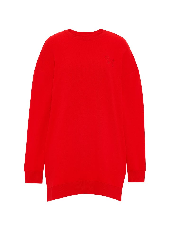 Campus Fleece™ Кофта с круглым вырезом увеличенной длины
