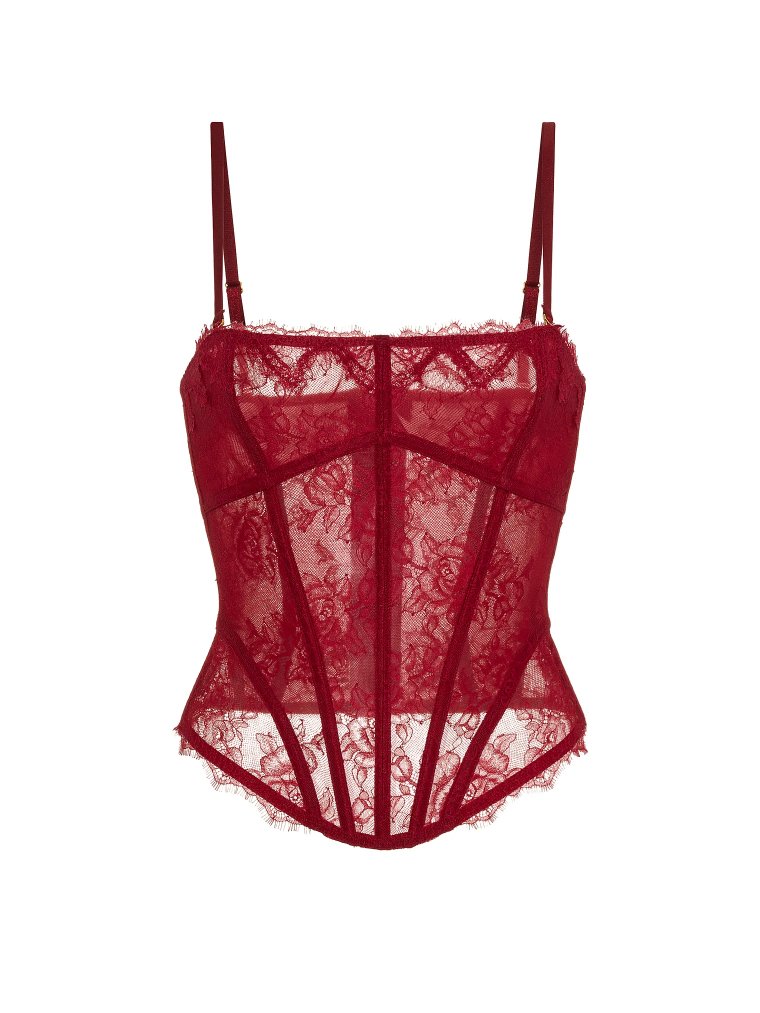 Топ-корсет из розового кружева (Rose Lace)