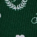 Зелёный Jaguar с принтом «Лавровый сердечный» (Jaguar Green Laurel Heart Print)